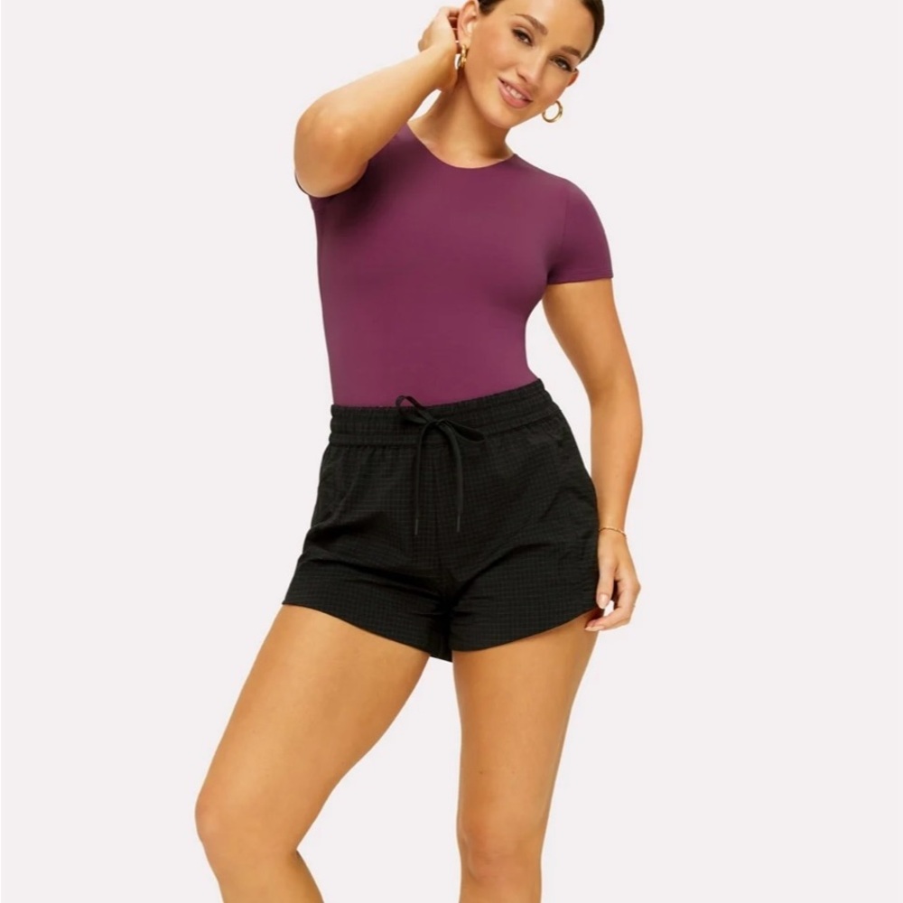 YITTY Burgundy Snug Cotton Short Sleeve Brief Bodysuit NWT - Picture 7 of 8